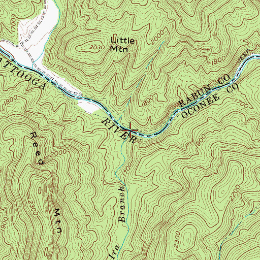 Topographic Map of Ira Branch, SC