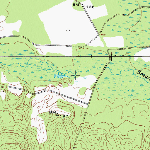 Topographic Map of Dobys Mill (historical), SC