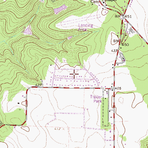 Topographic Map of Pembrook, SC