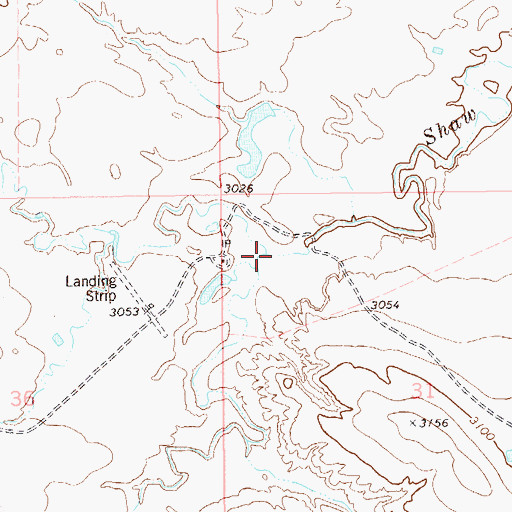 Topographic Map of Dipping Vat Creek, SD
