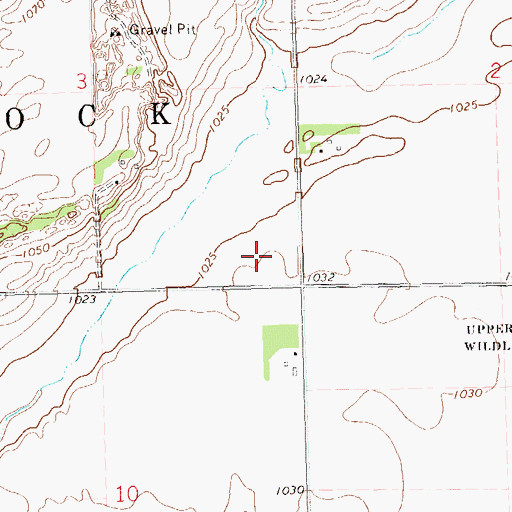 Topographic Map of School Number 4 (historical), SD
