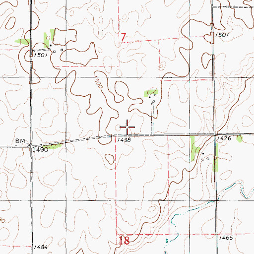 Topographic Map of Brenner School (historical), SD