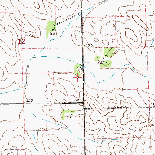 Topographic Map of Nora Post Office (historical), SD