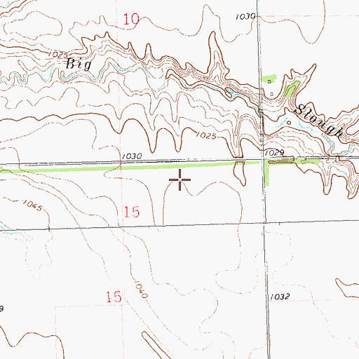 Topographic Map of Township of White Rock, SD