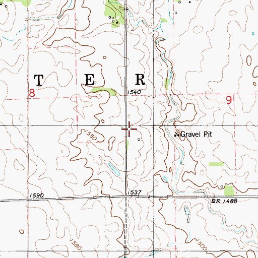 Topographic Map of Township of Chester, SD