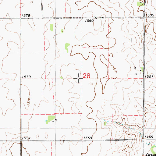 Topographic Map of Township of Washington, SD