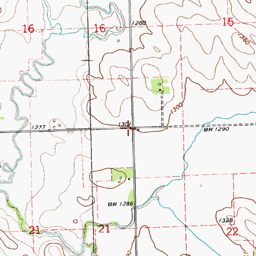 Topographic Map of Township of Emmet, SD