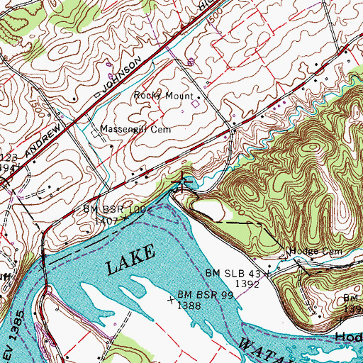 Topographic Map of Hyder Mill (historical), TN