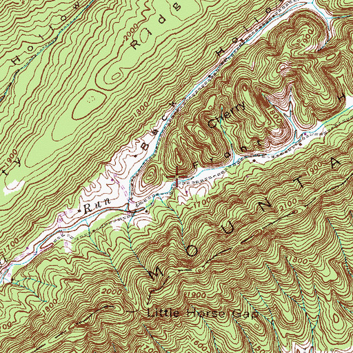 Topographic Map of Beech Grove Church (historical), TN