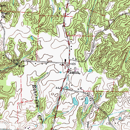 Topographic Map of District 15 (historical), TN