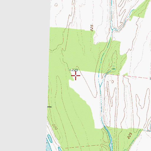 Topographic Map of Neal Landing, TN