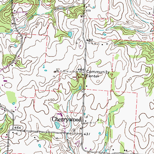 Topographic Map of Turner Academy (historical), TN