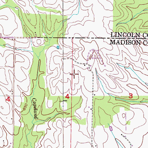 Topographic Map of Seeburn Hazerig Lake, AL