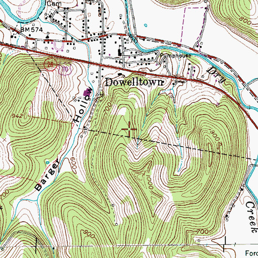 Topographic Map of District 20 (historical), TN
