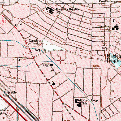 Topographic Map of Bowman Lateral, TX