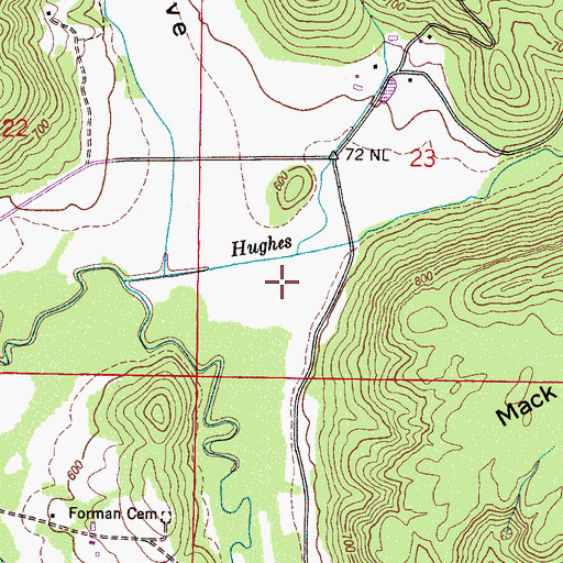 Topographic Map of Winton Cove, AL