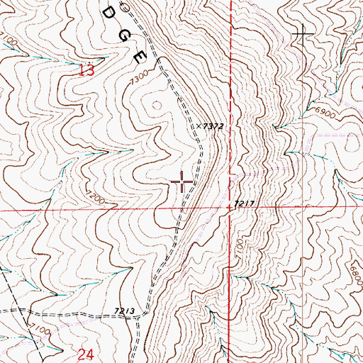 Topographic Map of Lake Ridge, UT