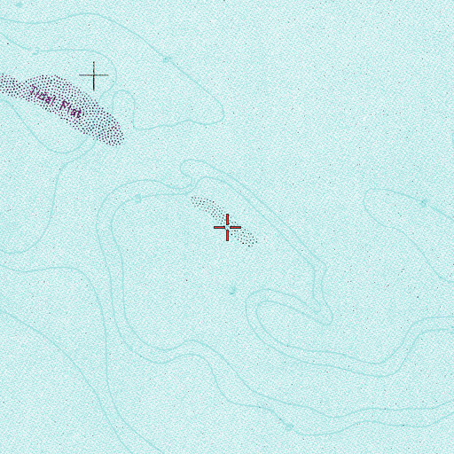Topographic Map of Sand Island Shoal, AL
