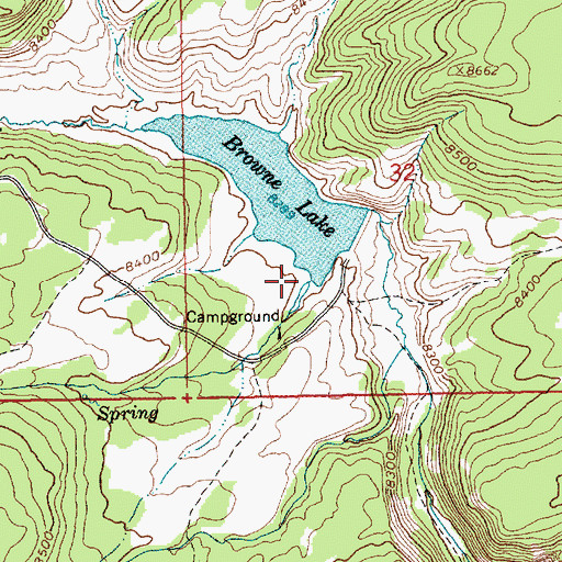 Topographic Map of Weyman Creek, UT