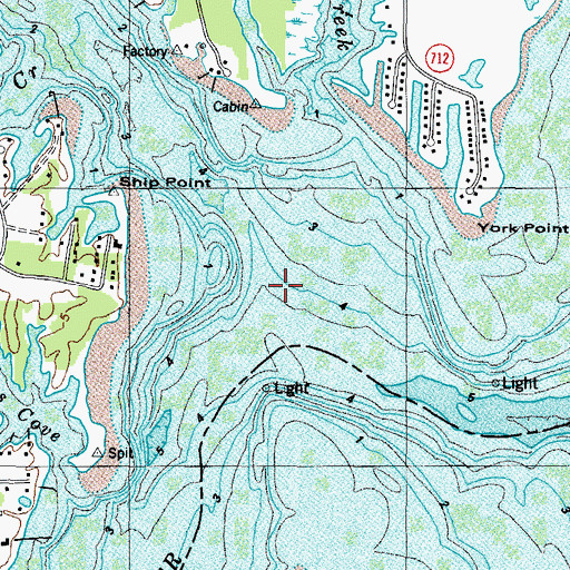 Topographic Map of Chisman Creek, VA