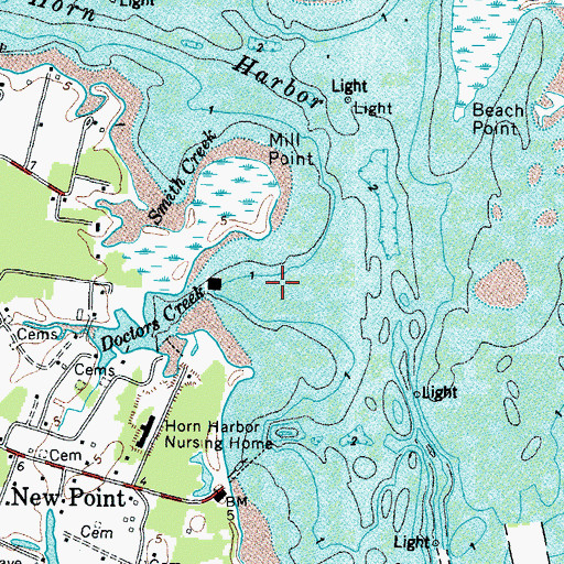 Topographic Map of Doctors Creek, VA