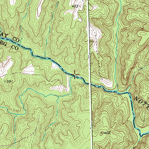Topographic Map of Falls Creek, VA