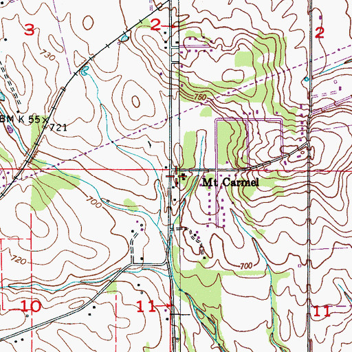 Topographic Map of Antioch Primitive Baptist Cemetery, AL