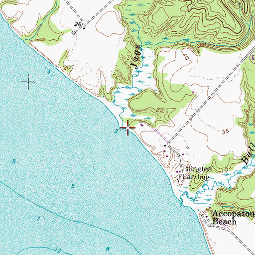 Topographic Map of Jugs Creek, VA