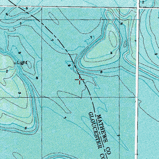 Topographic Map of North River, VA