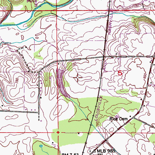Topographic Map of Sharon Johnson Park, AL