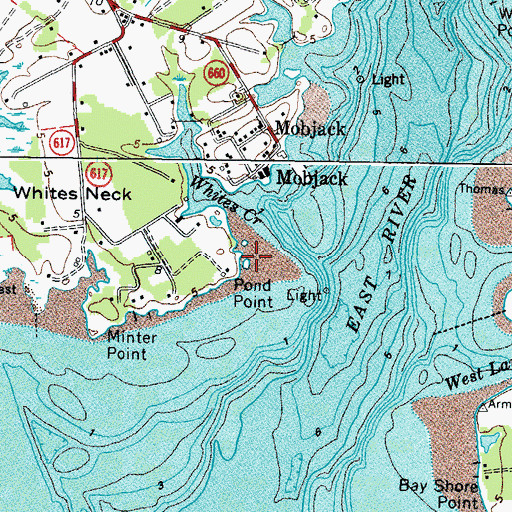 Topographic Map of Pond Point, VA