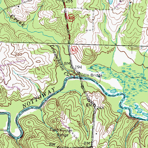 Topographic Map of Tommeheton Creek, VA