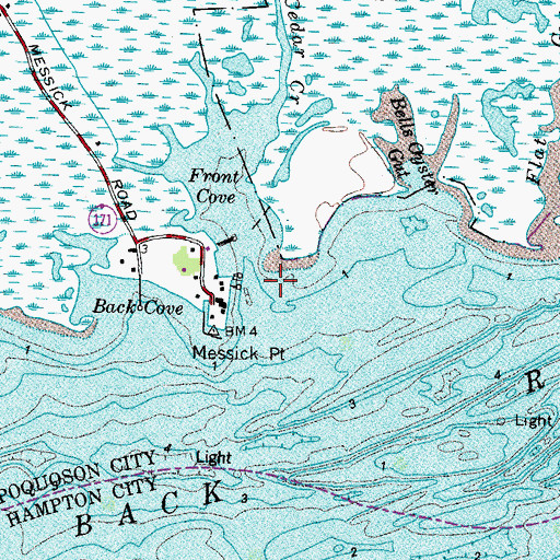 Topographic Map of High Cedar Creek, VA