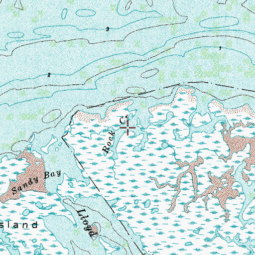 Topographic Map of Rock Creek, VA