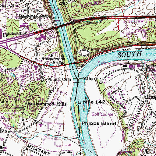 Topographic Map of North Fork Holston River, VA