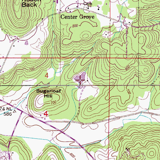 Topographic Map of Crawford Spring Number 1, AL