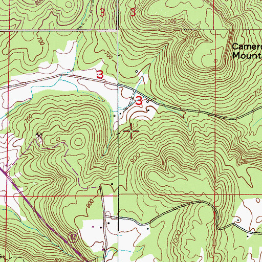 Topographic Map of Crawford Spring Number 4, AL