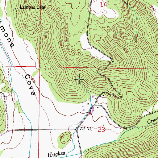 Topographic Map of Robinson Spring, AL