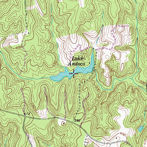 Topographic Map of Epes Dam, VA