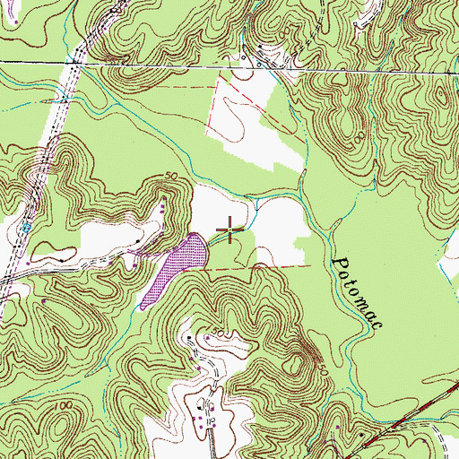 Topographic Map of Henderson Dam, VA