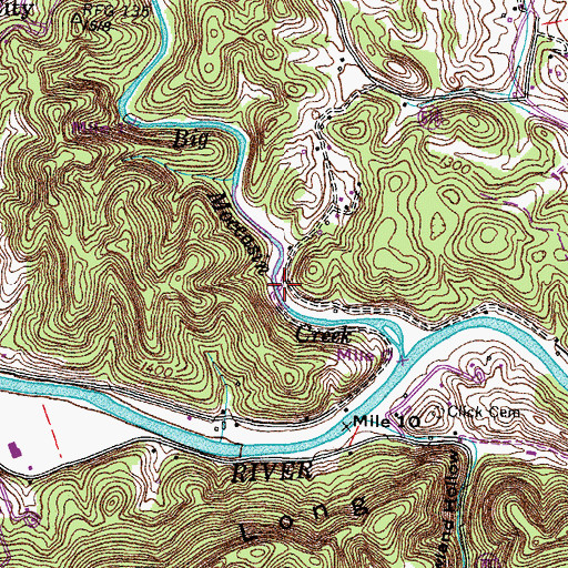 Topographic Map of Moccasin Creek Power Plant (historical), VA