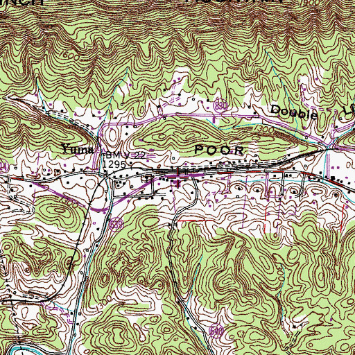Topographic Map of Yuma Elementary School, VA