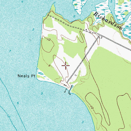 Topographic Map of Shandy Hall Farm Airport, VA