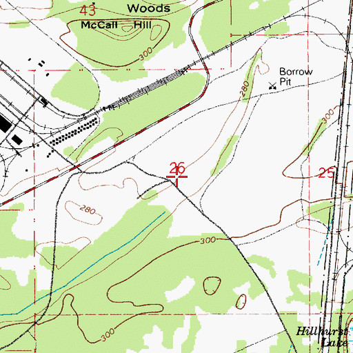 Topographic Map of Kinsey Marsh, WA