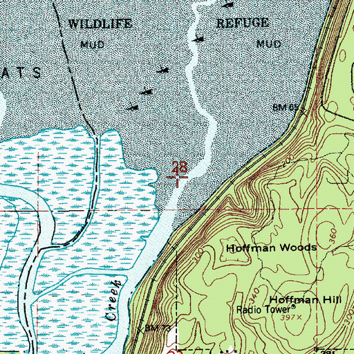 Topographic Map of Red Salmon Creek, WA