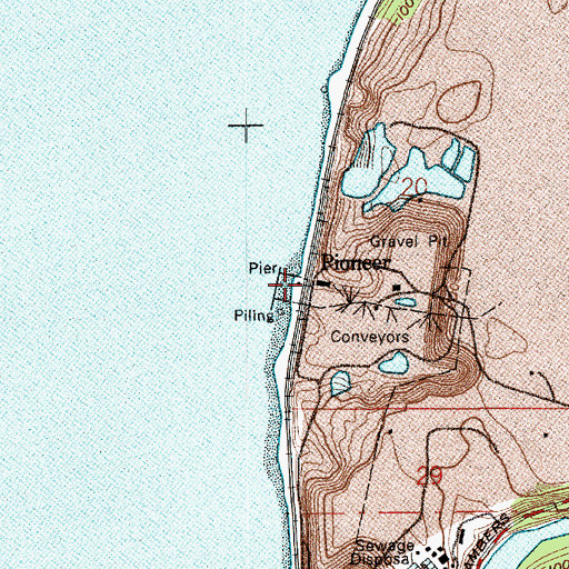 Topographic Map of Pioneer, WA