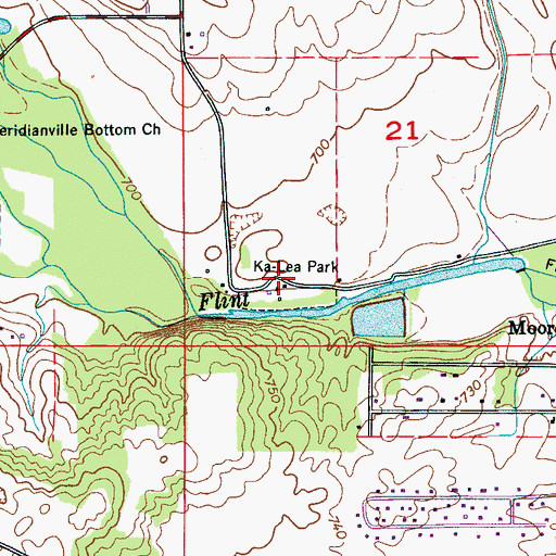 Topographic Map of Ka-Lea Park, AL