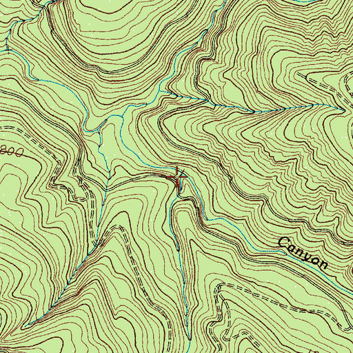 Topographic Map of Jakes Creek, WA