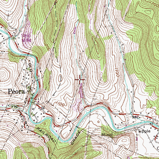 Topographic Map of Mary Rose Salernumber Lake Dam, WV