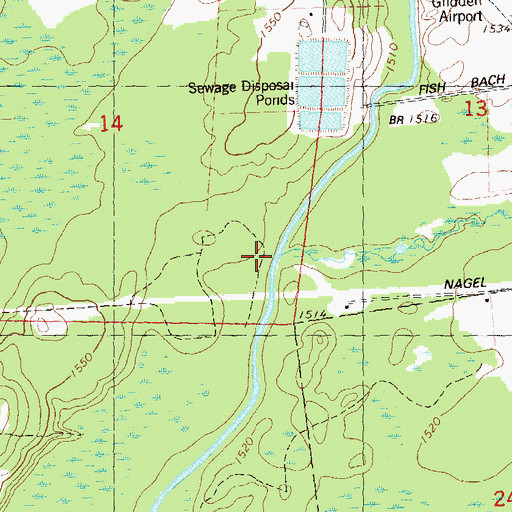 Topographic Map of Schraum Creek, WI